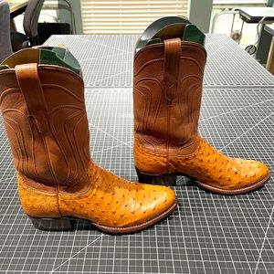 Tecovas Wyatt Men's 10D Pecan Ostrich Pecan